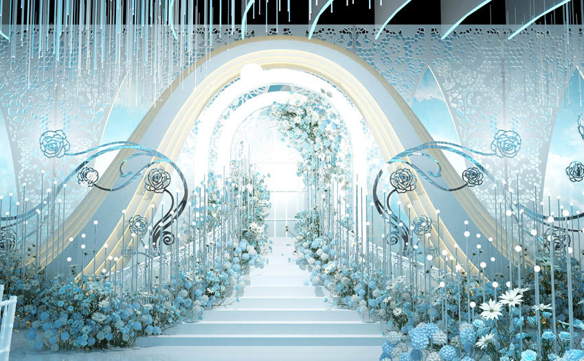 鹿城釡香烙馍村水晶厅效果展示